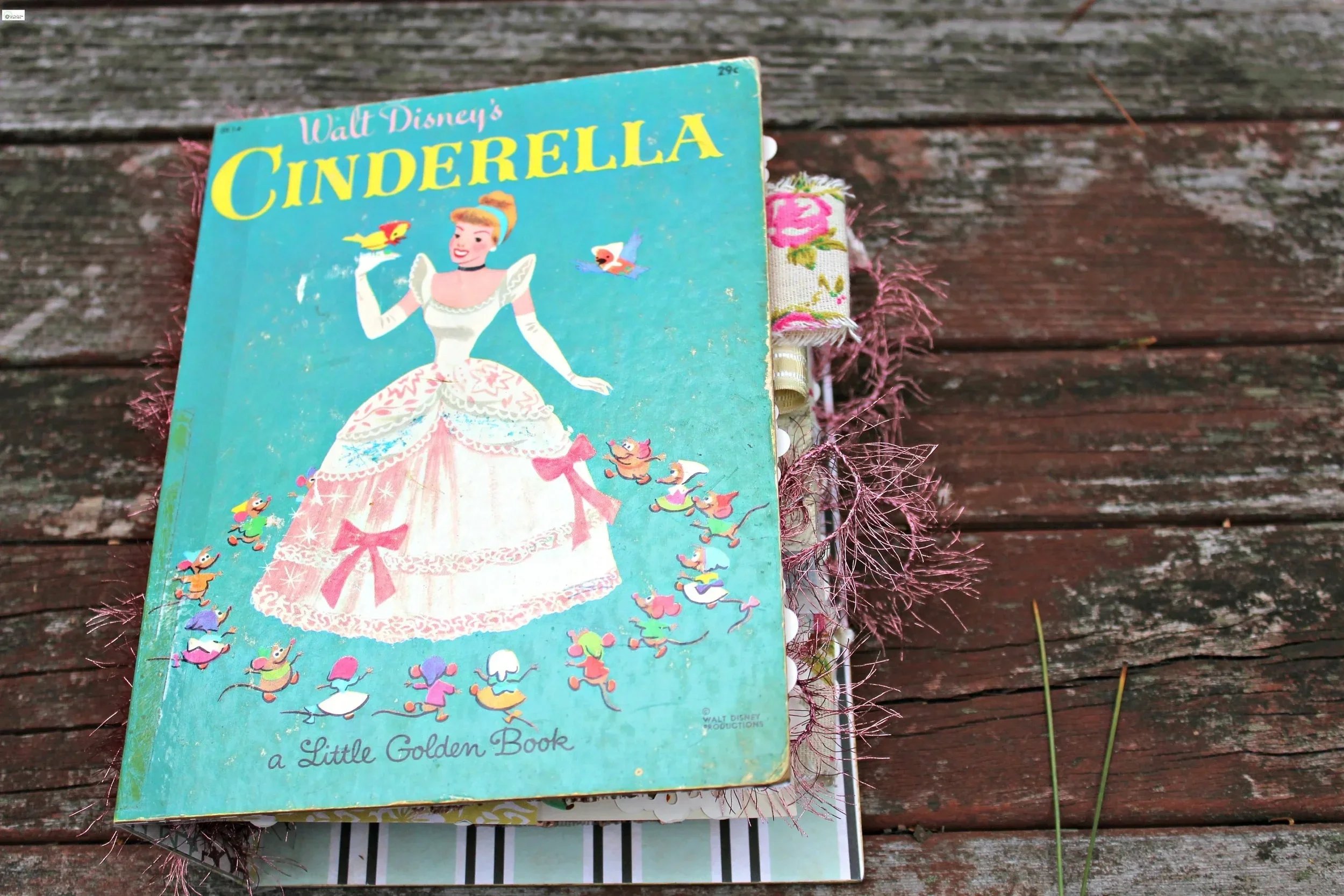 Vintage Golden Book Junk Journal Mail Collection