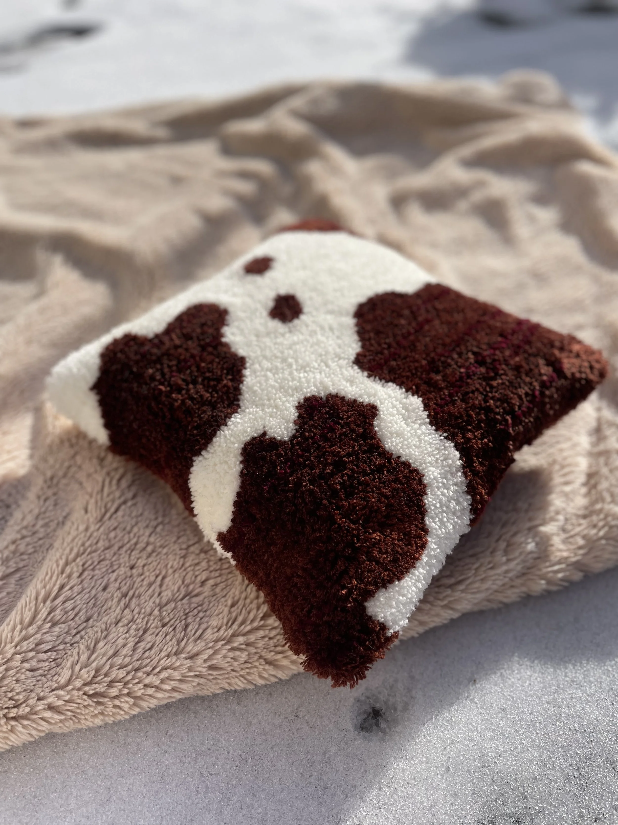Coussin Peau de vache