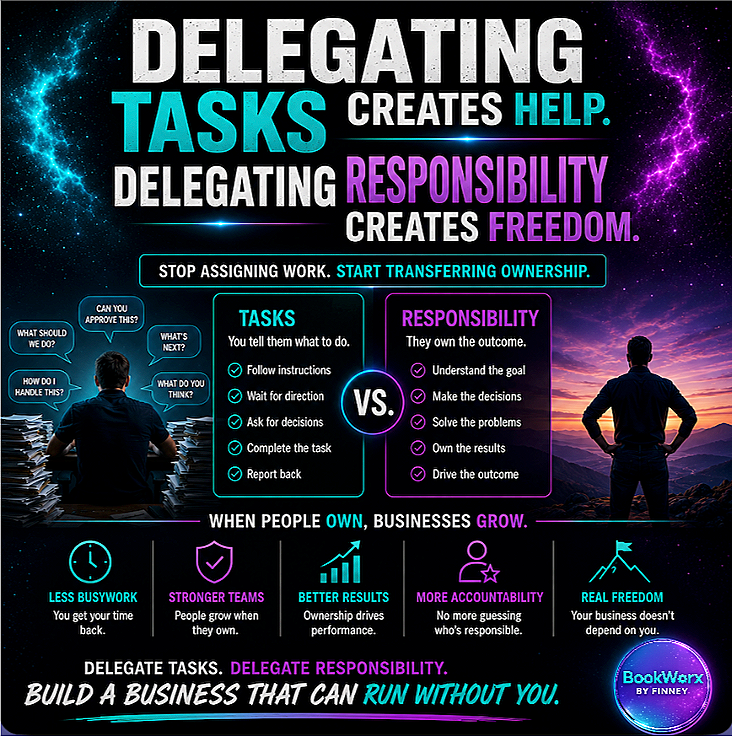 You’re Delegating Tasks… Not Responsibility