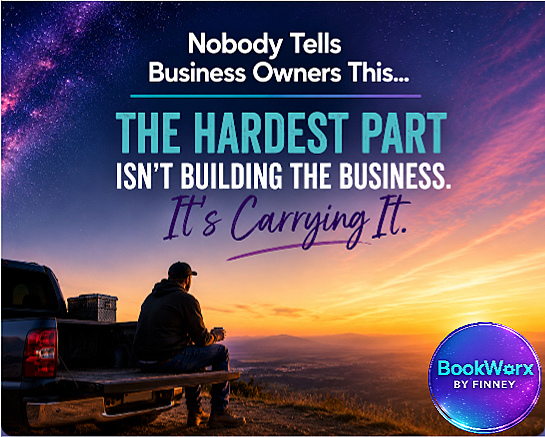 Nobody Tells Business Owners This….                   The Hardest Part Isn’t Building the Business.        It’s Carrying It.