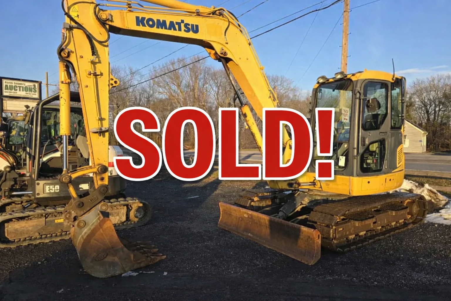 2014 Komatsu PC88MR-10 Midi Excavator