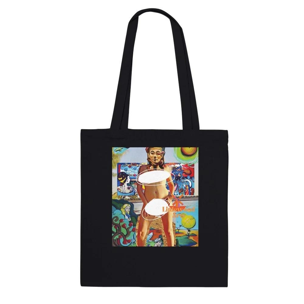 Classic Tote Bag painting collage lia littlewood