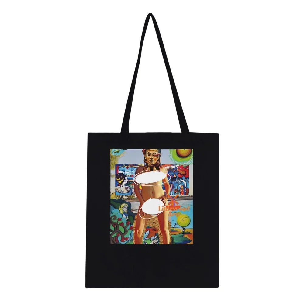 Classic Tote Bag painting collage lia littlewood