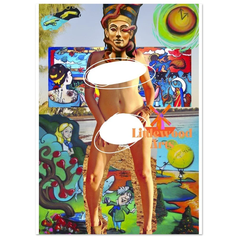 Classic Semi-Glossy Paper Poster collage 1 small