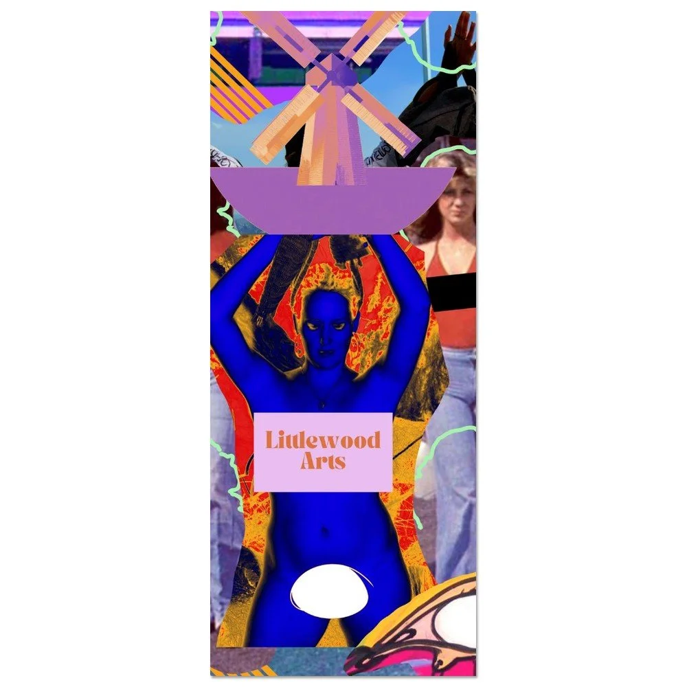 Classic Semi-Glossy Paper Poster blue small