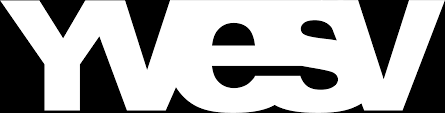 The word "yes" written in bold white letters on a black background.