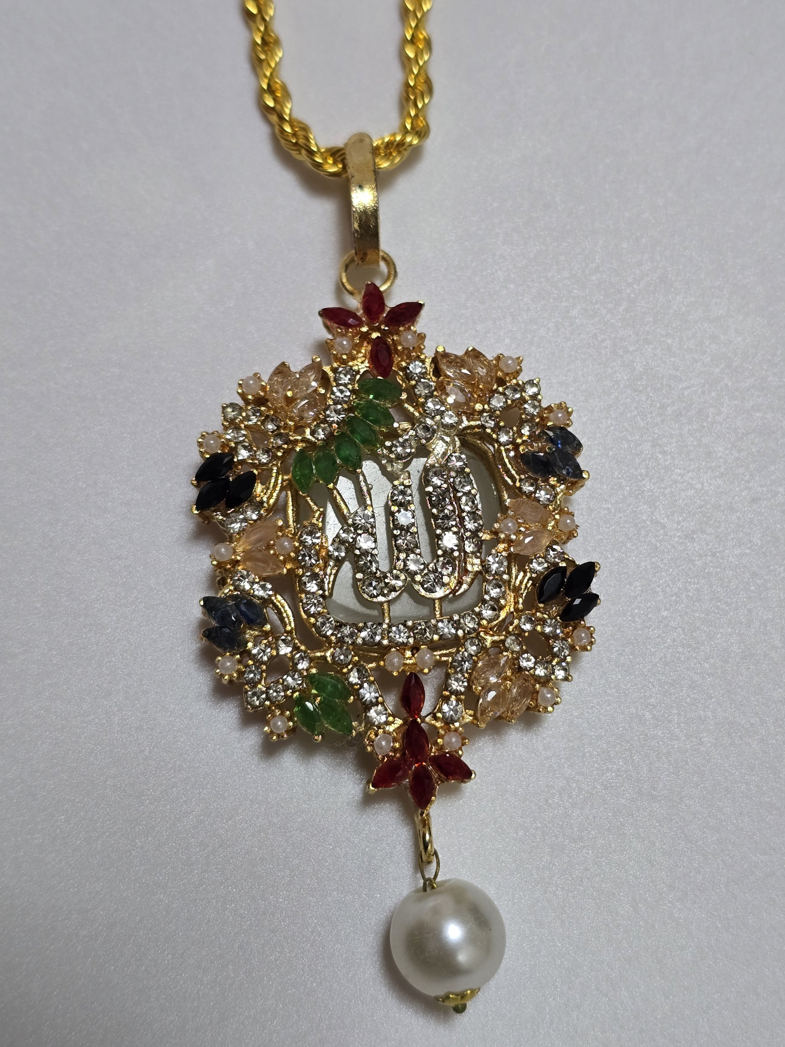 Allah floral necklace