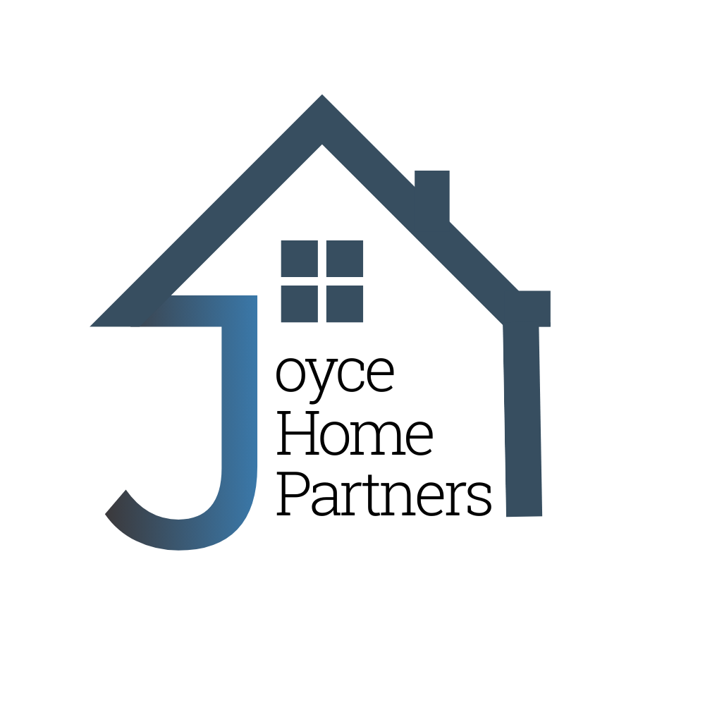 Logo for Joyce Home Partners featuring a house outline and the company name.