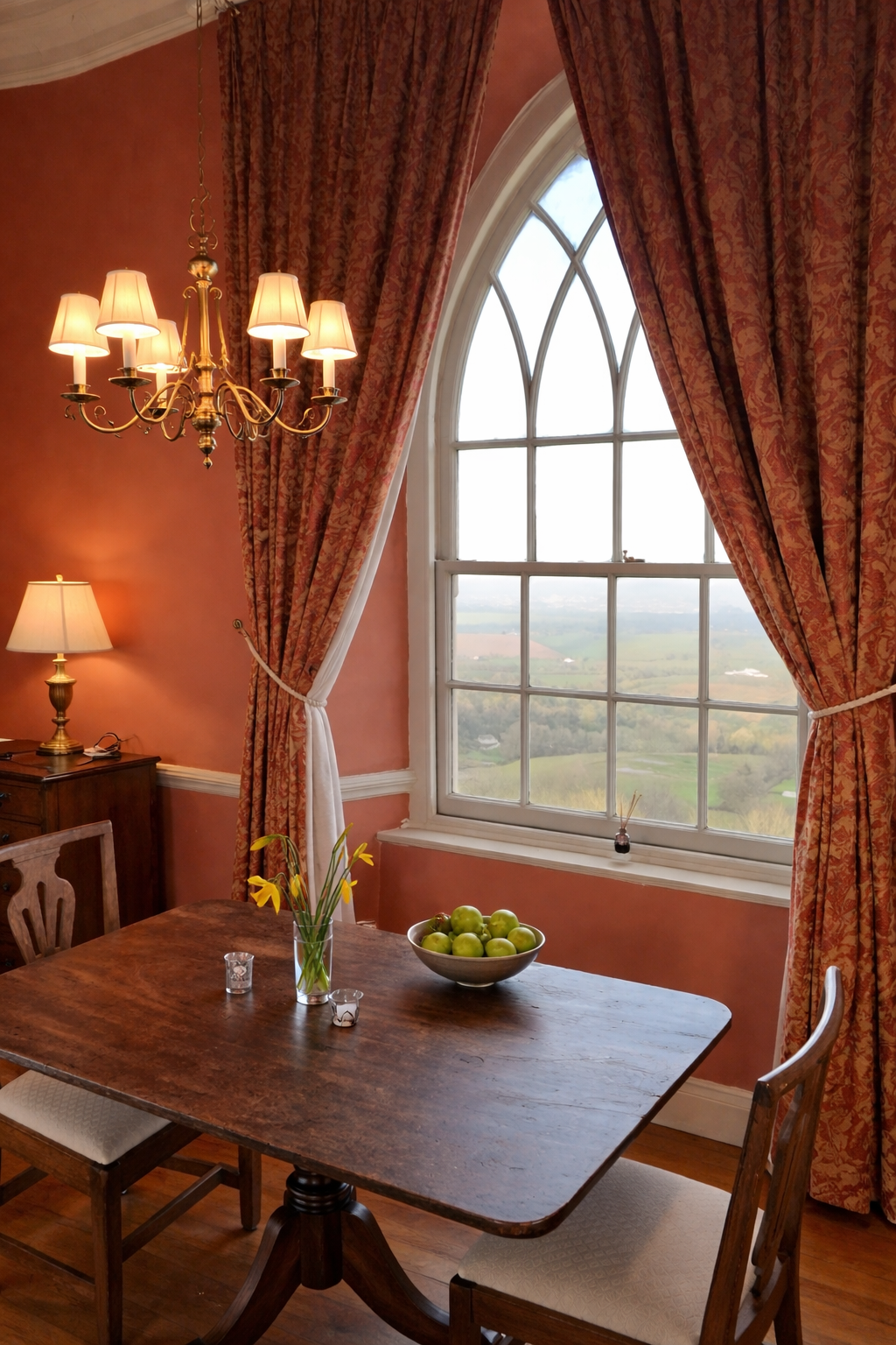 Elegant dining room in soft light.png
