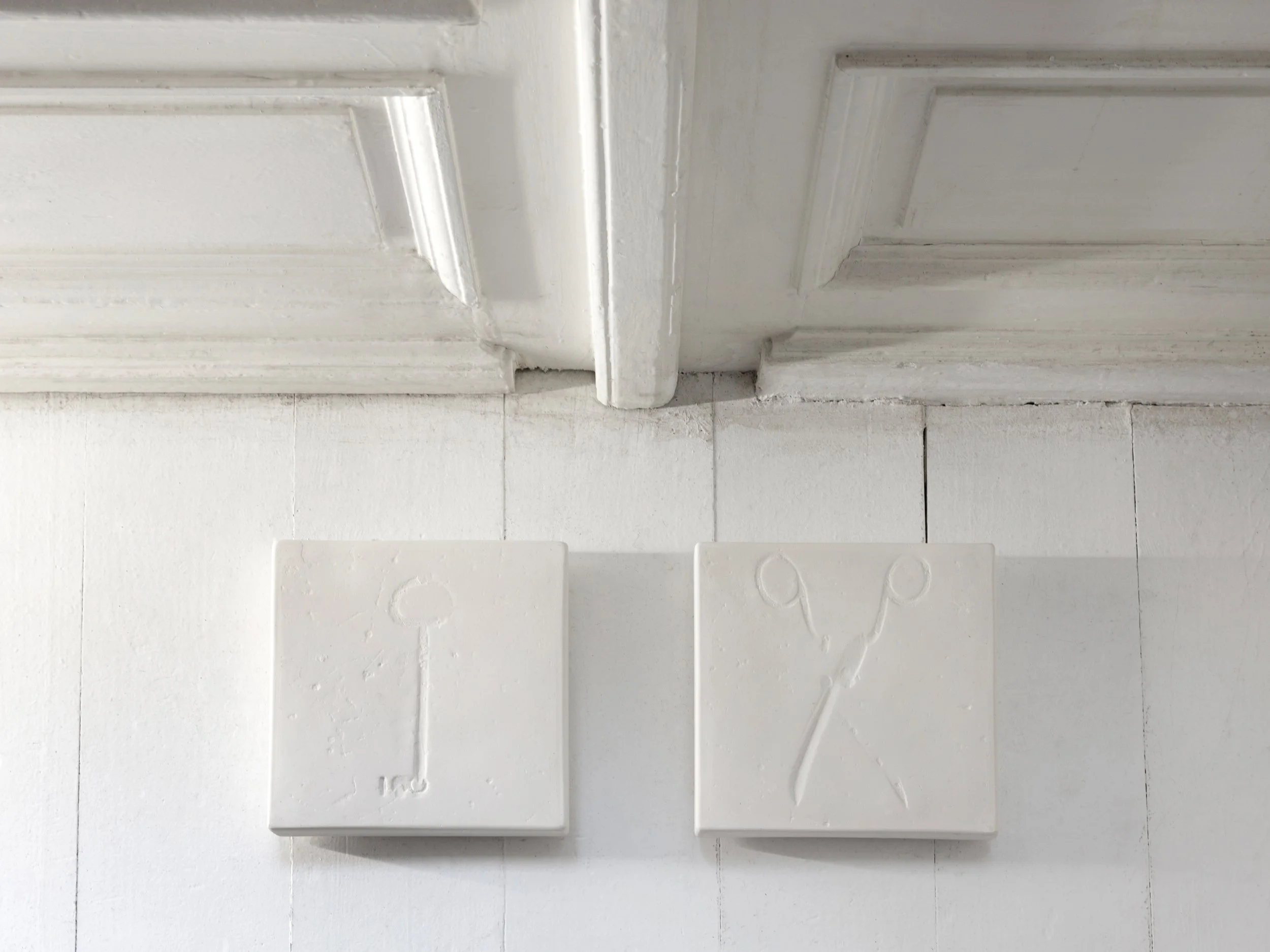 Artwork installed at Hinterland Galerie (Wien), October 2021