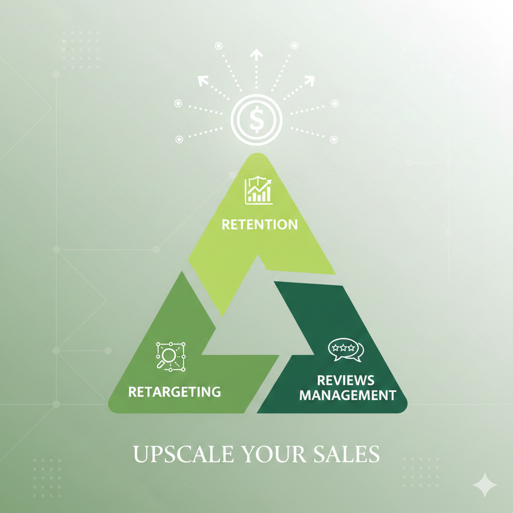 Retargeting, Retention and Reviews Management