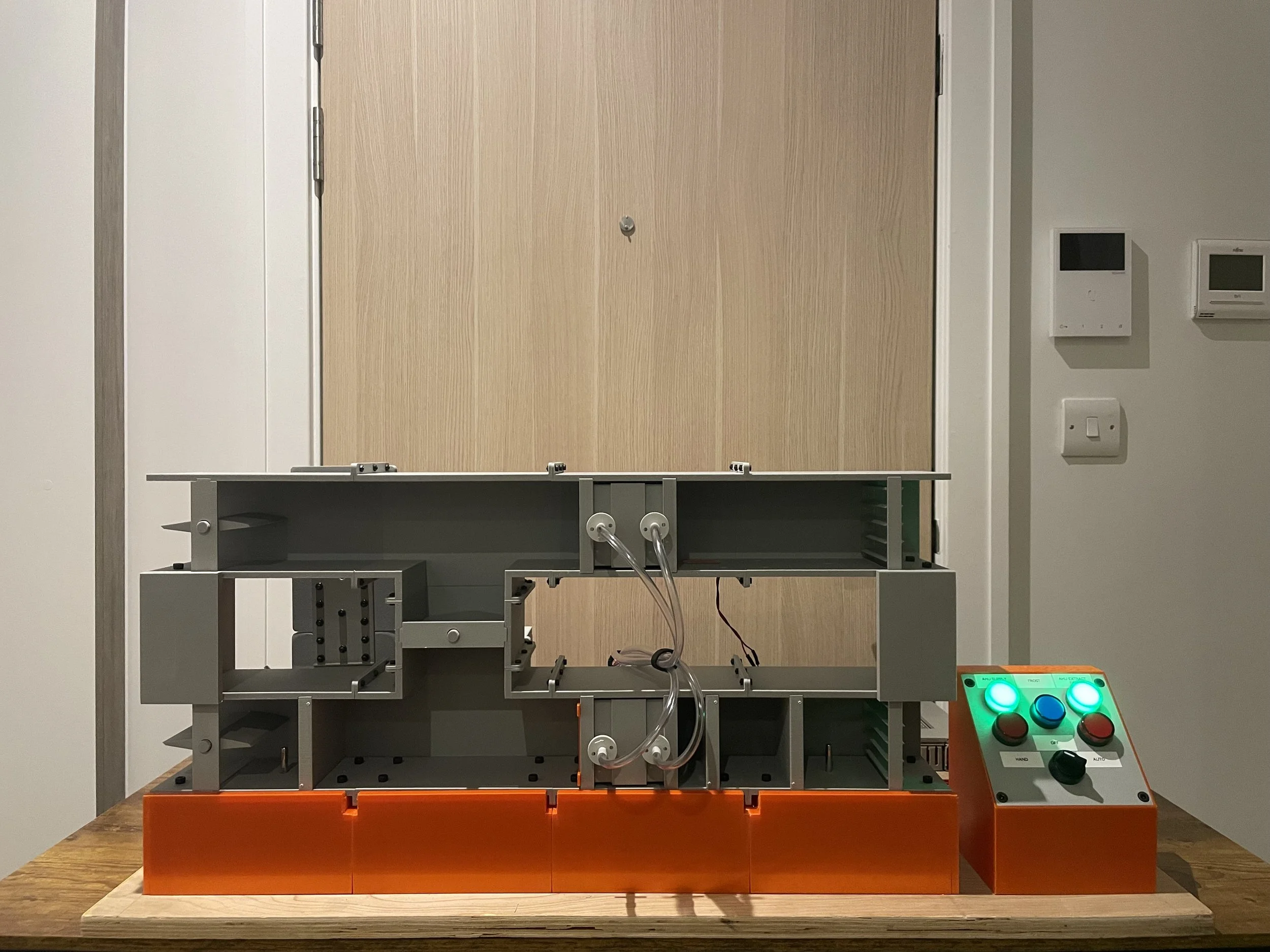 3D Printed Supply and Extract Miniature Air Handling Unit