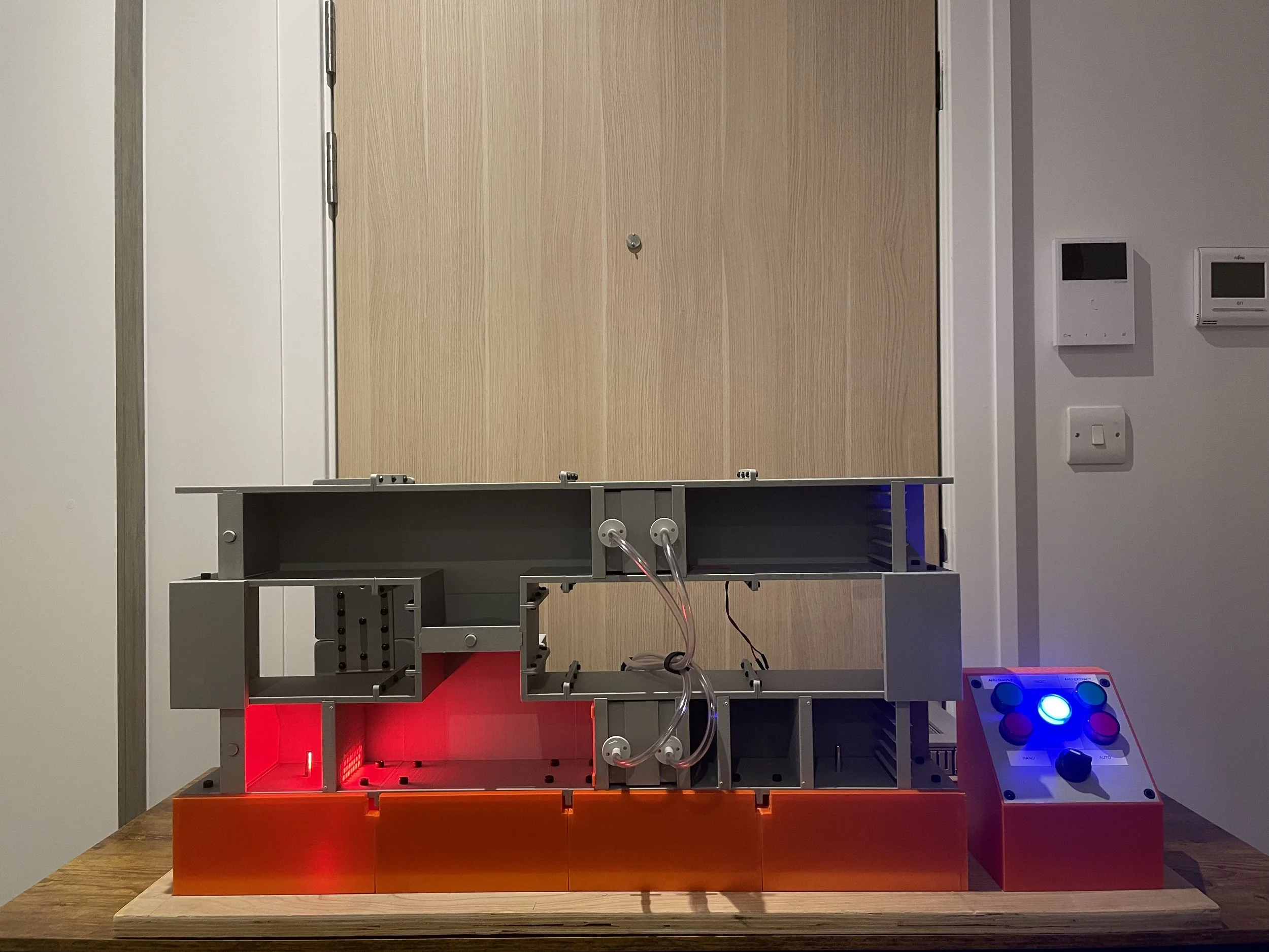 3D Printed Supply and Extract Miniature Air Handling Unit