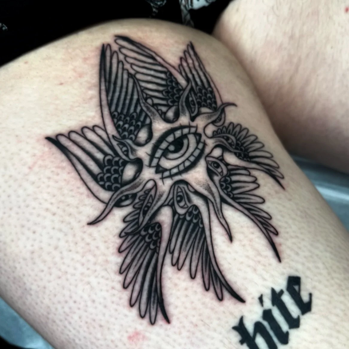 &ldquo;Be not afraid&rdquo;
Seraphim for Ashlyn!🪽
.
.
.
#northgeorgiatattooartists #georgiatattooartist #romega #atlantatattooartist #downtownromega