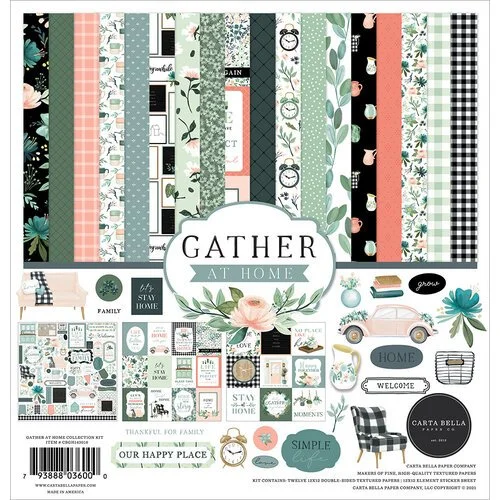 Carta Bella 12x12 Paper Kit: Gather at Home