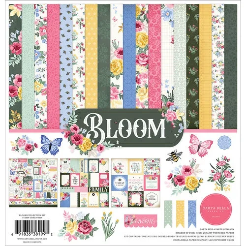 Carta Bella 12x12 Paper Kit: Bloom