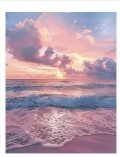 Diamond Art Beach Scene #4