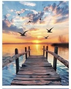 Diamond Art Beach Scene #3