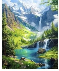 Diamond Art Beach Scene #12