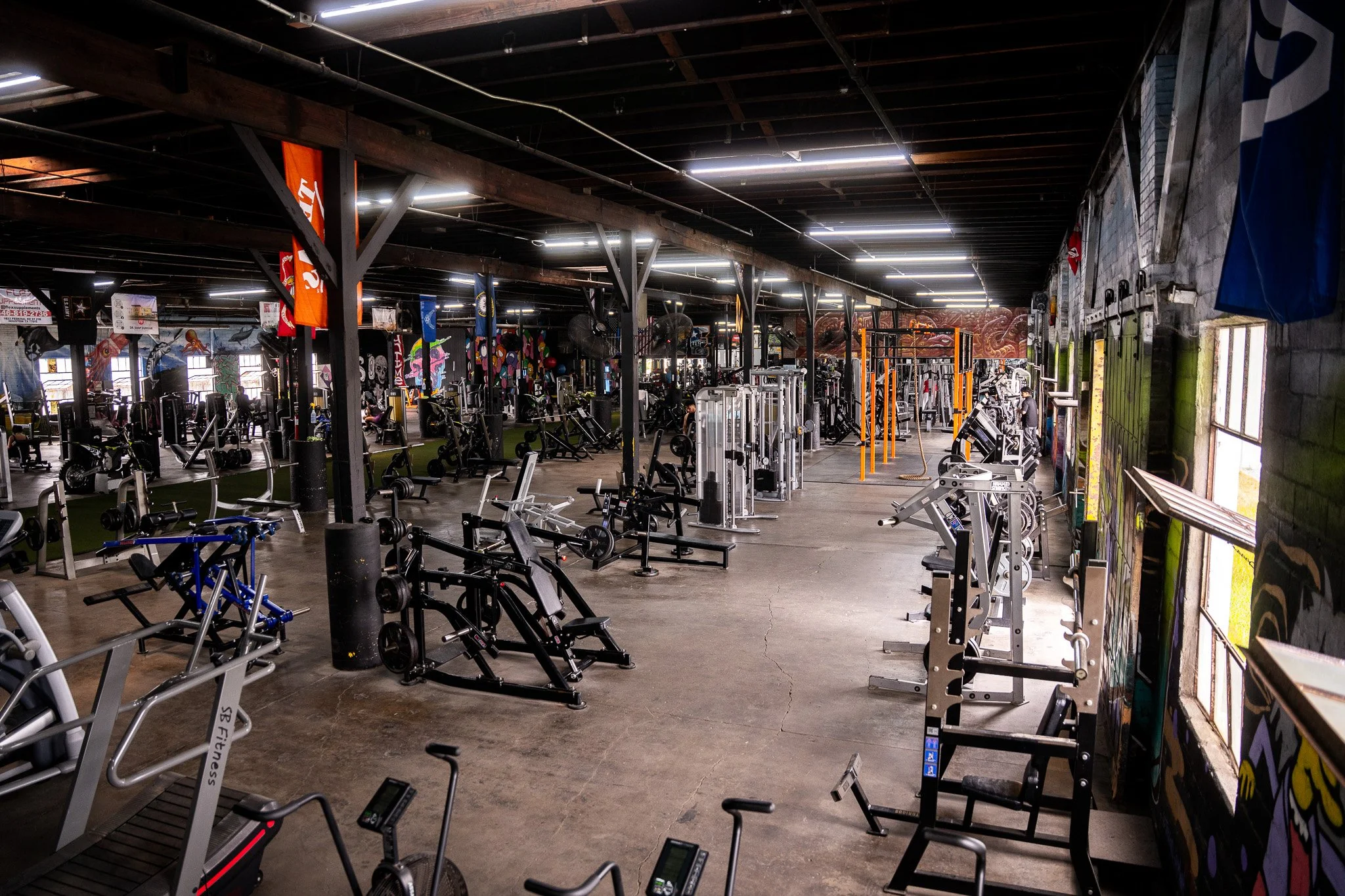 Upper Body equipment at Believe HTX Gym