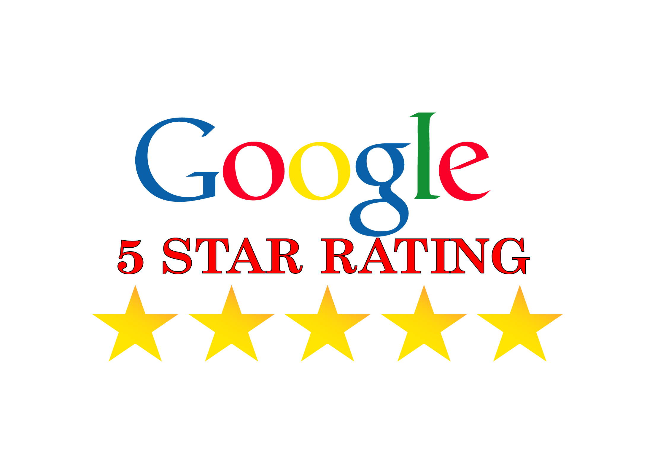 5-Star Rating on Google. Read what our customers have to say!