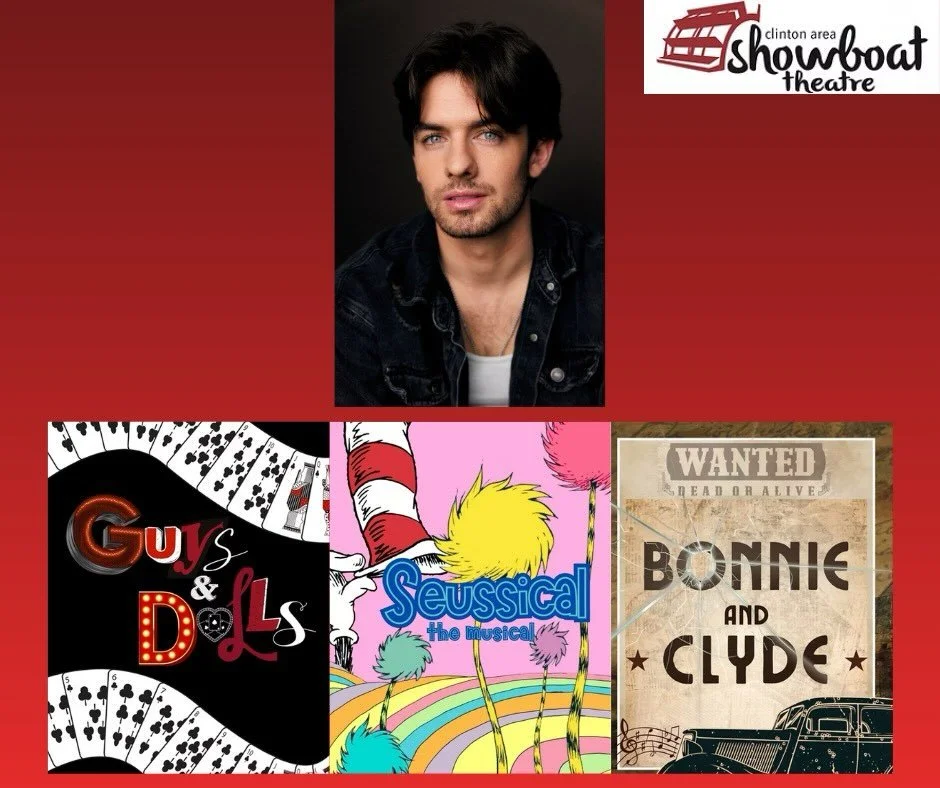 Hi instagram, I realized I posted this to Facebook but never said anything here. I&rsquo;m pleased to announce I&rsquo;m heading to @clintonshowboat for Ensemble in Guys and Dolls, Mr Mayor in Seussical, and Clyde in Bonnie and Clyde. Iowa here I com