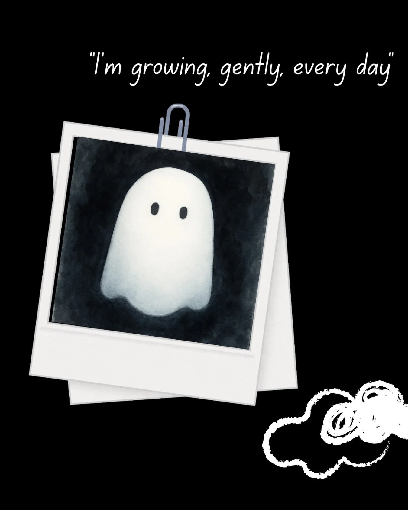 &ldquo;I&rsquo;m growing, gently, every day.&rdquo; 🤍

A little boo reminds us that growth doe not need to be loud, it can be soft, quiet, and still beautifully real.

Slow is still progress.
Boo xx 👻✨

#meetalittleboo #alittleboosays #GentleGrowth