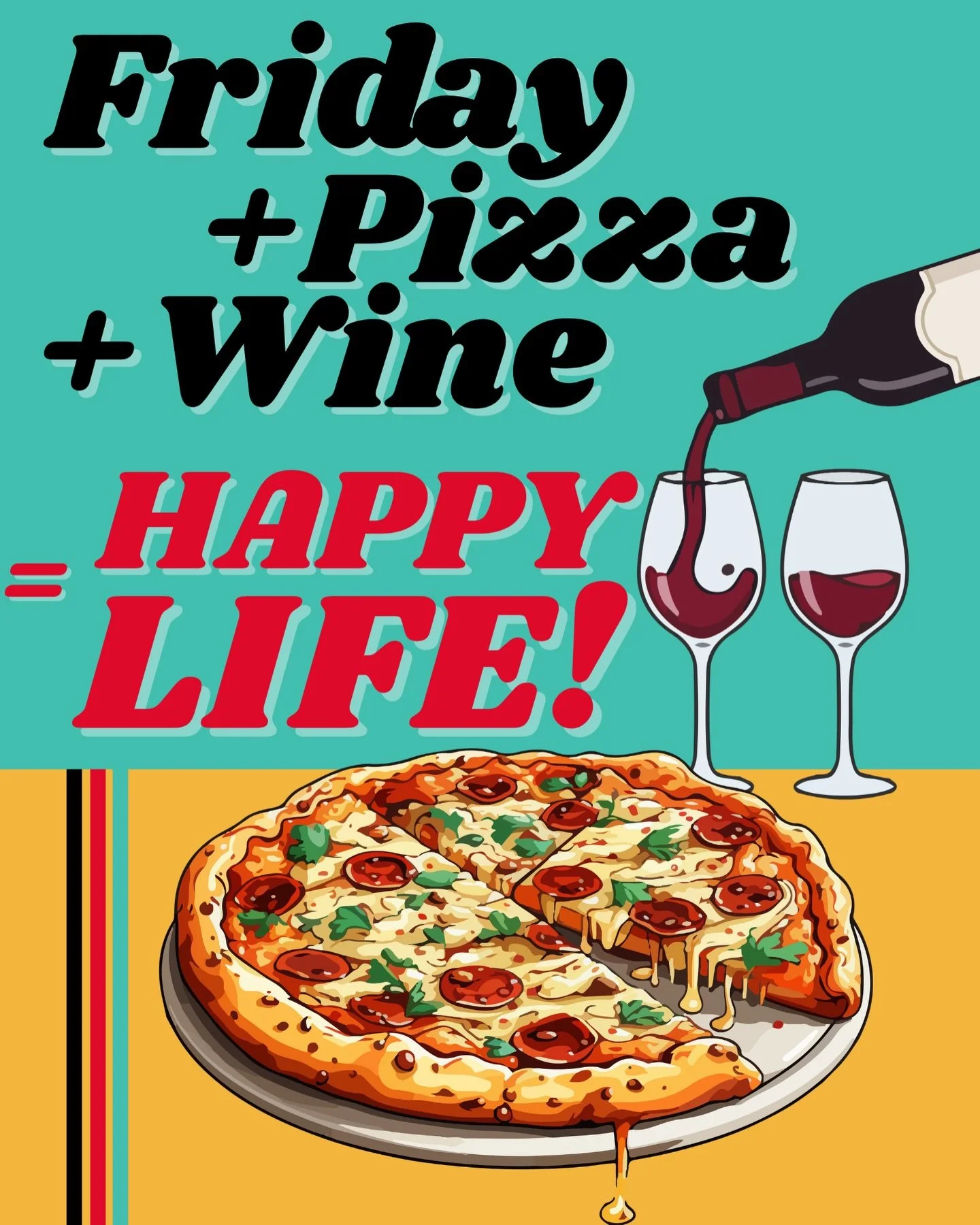 What a perfect way to start the weekend! 

#pizza #pizzaplace #houston #houstonrestaurants #pizzaandwine