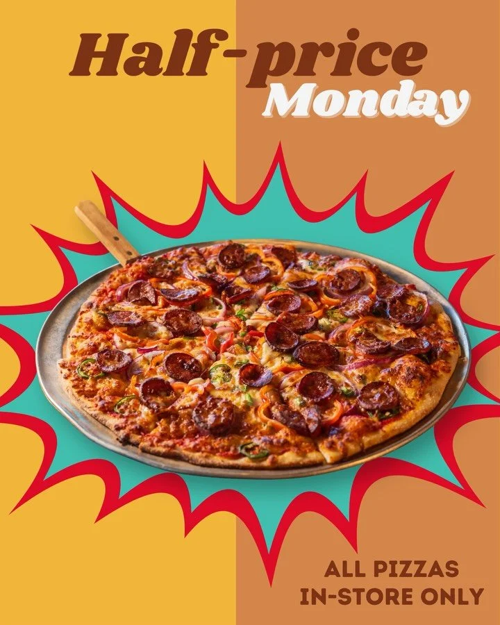 🍕What could be better than knowing your favorite pizza is half-price every Monday at Luna Pizzeria?✨

Artisan sourdough crust, fresh ingredients and all the flavor you love! ❤️

✨Valid for in-store only.

#pizzalover #halfpricemondays #houstonrestau