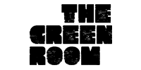 Text that reads 'THE GREEN ROOM' in bold, black letters.