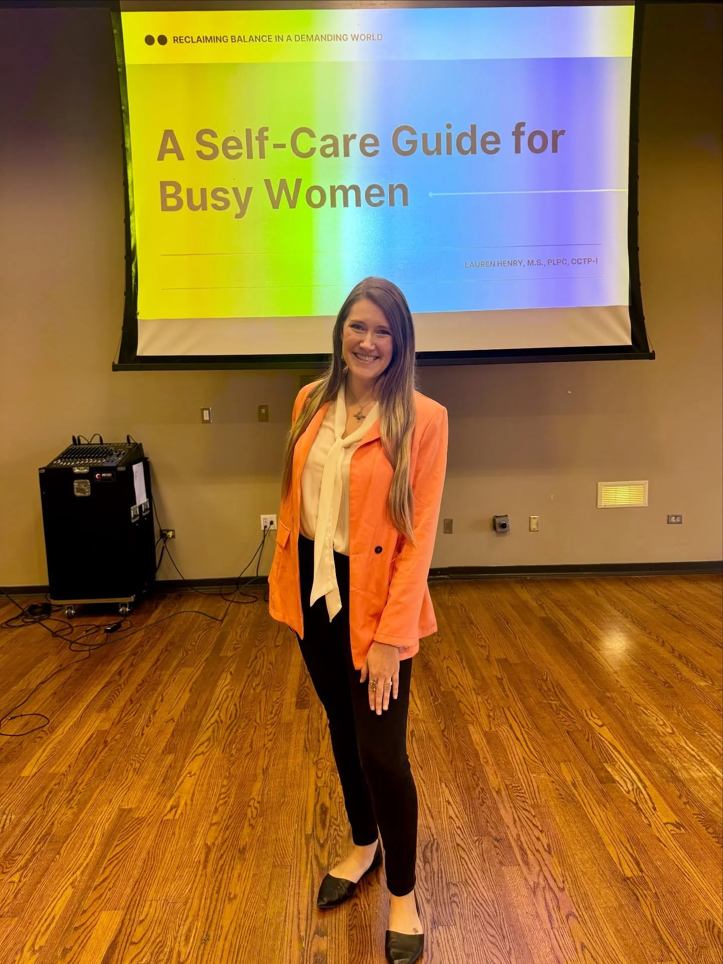 Honored to have been one of the guest speakers at the Women&rsquo;s Commission Fall Conference! I had the opportunity to meet some amazing women while sharing how practical self-care can combat burnout!