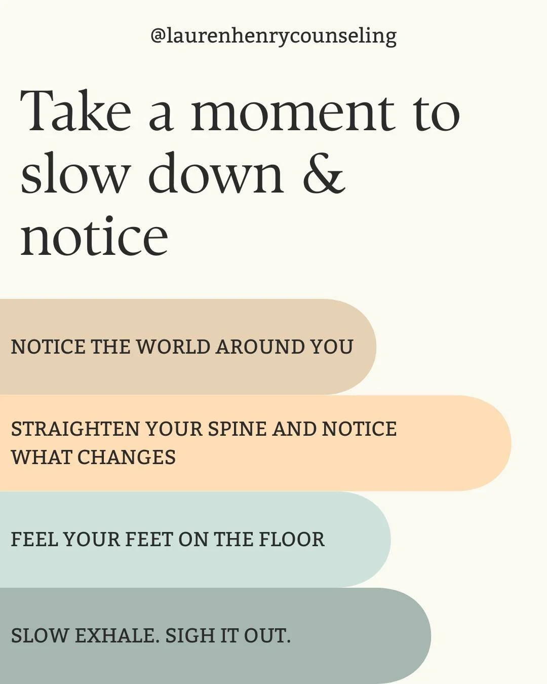 Pause. Breathe. Notice how your body feels right now. Even a moment of presence is an act of care. 

If you&rsquo;re ready to explore ways to feel more grounded and supported, I am currently accepting new clients. Link in bio to book.

Soulshine Coun