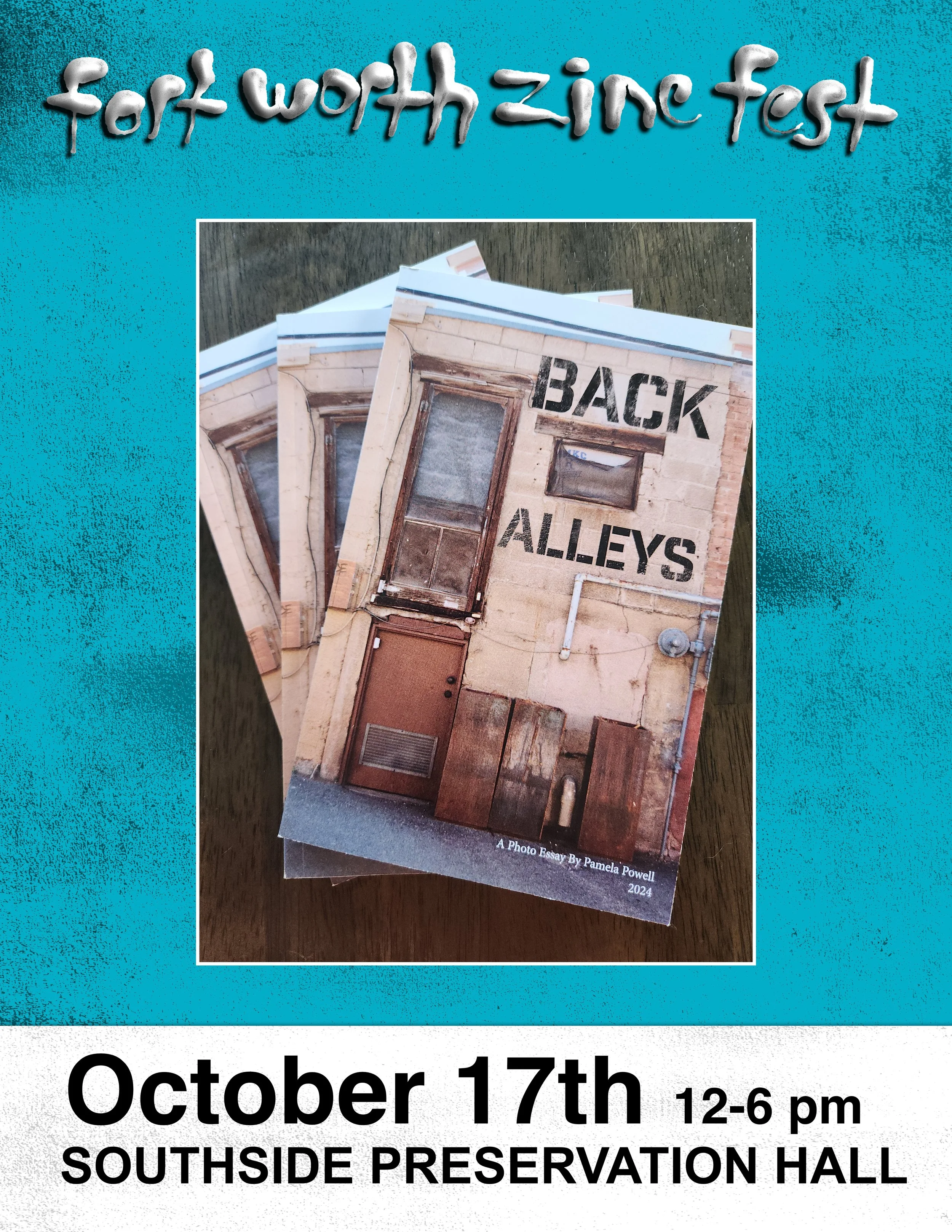 Back Alleys available at Fort Worth Zine Fest