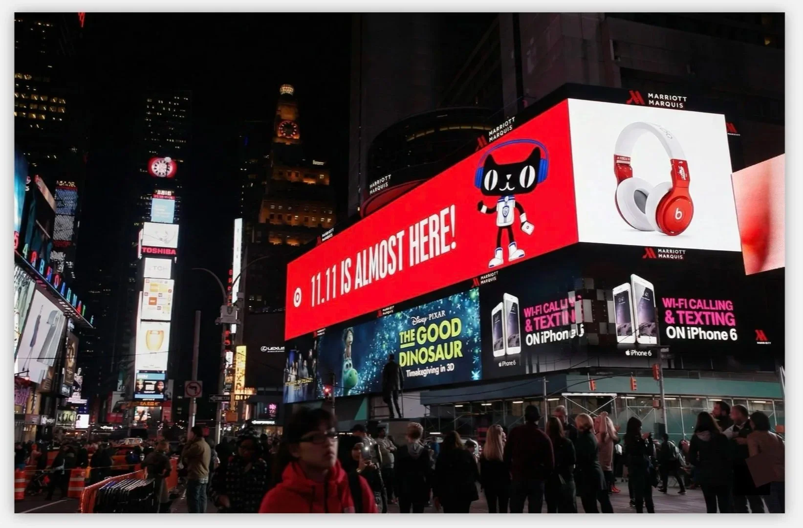 Beats developed and recorded a short, animated advertisement for Alibaba, in support of Singles Day.