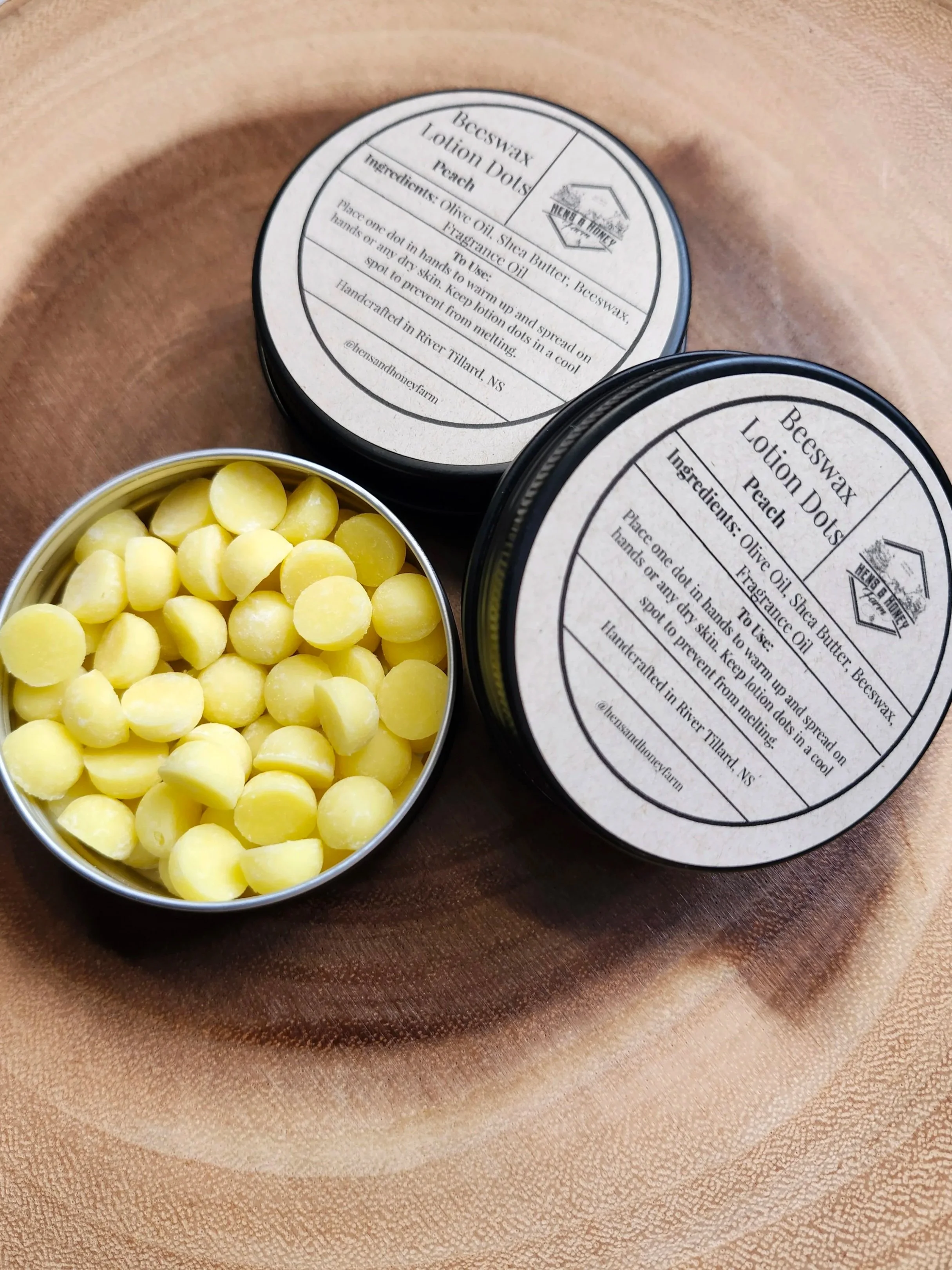 Beeswax Lotion Bars (Also Available as Lotion Dots)