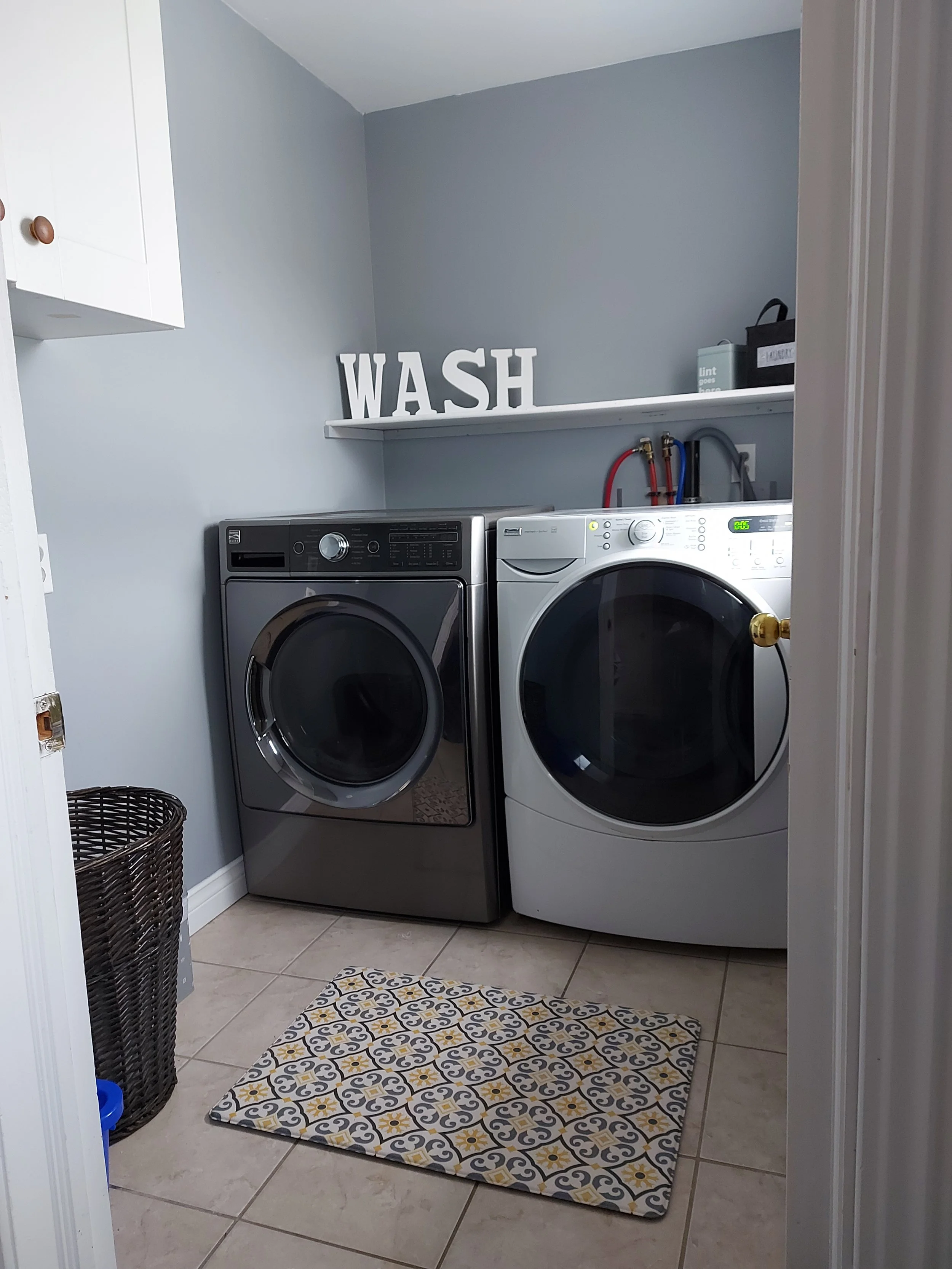 Convenient in-house laundry for longer stays.