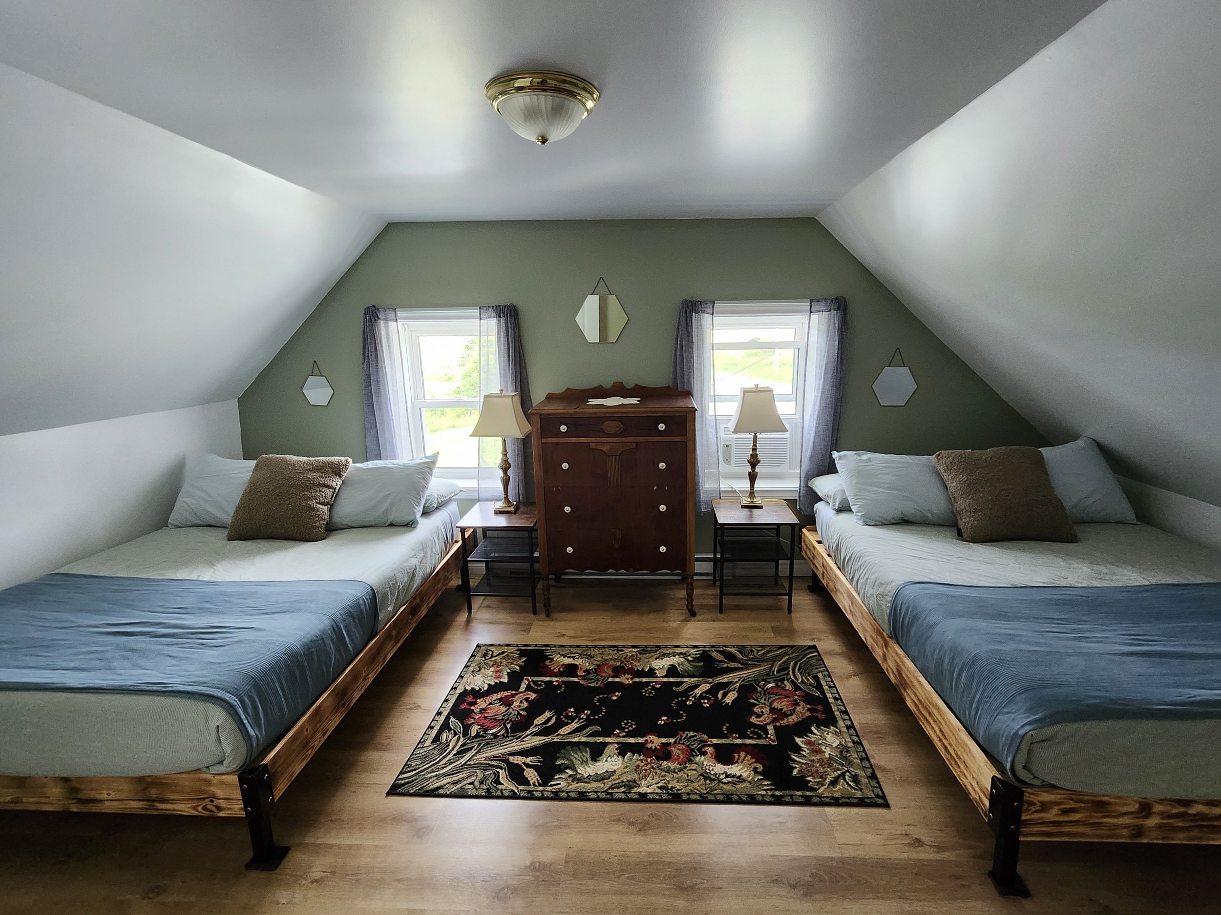 Spacious and comfortable, with two double beds perfect for family or friends.