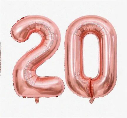 Mylar Number Balloons