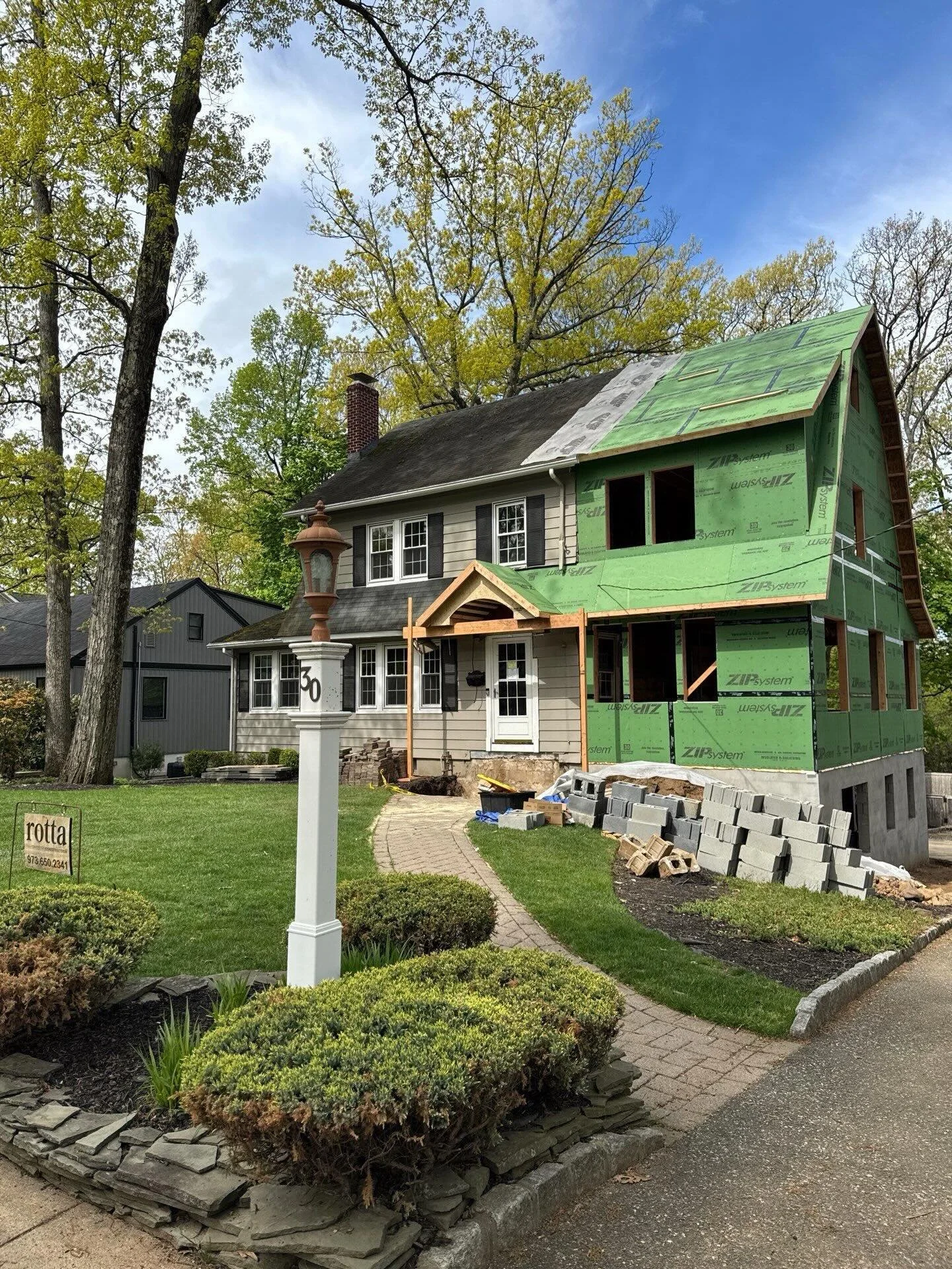 End of April camera roll. Some great projects in the beginning stages, final stages and completed. #rottaconstruction #custombuilder #framing #brickwork #historical