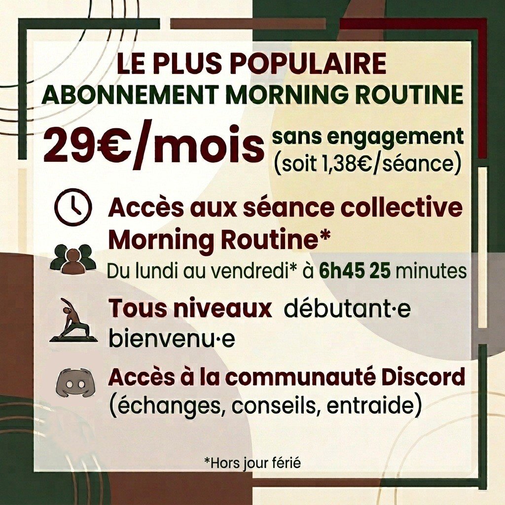 Abonnement Morning Routine