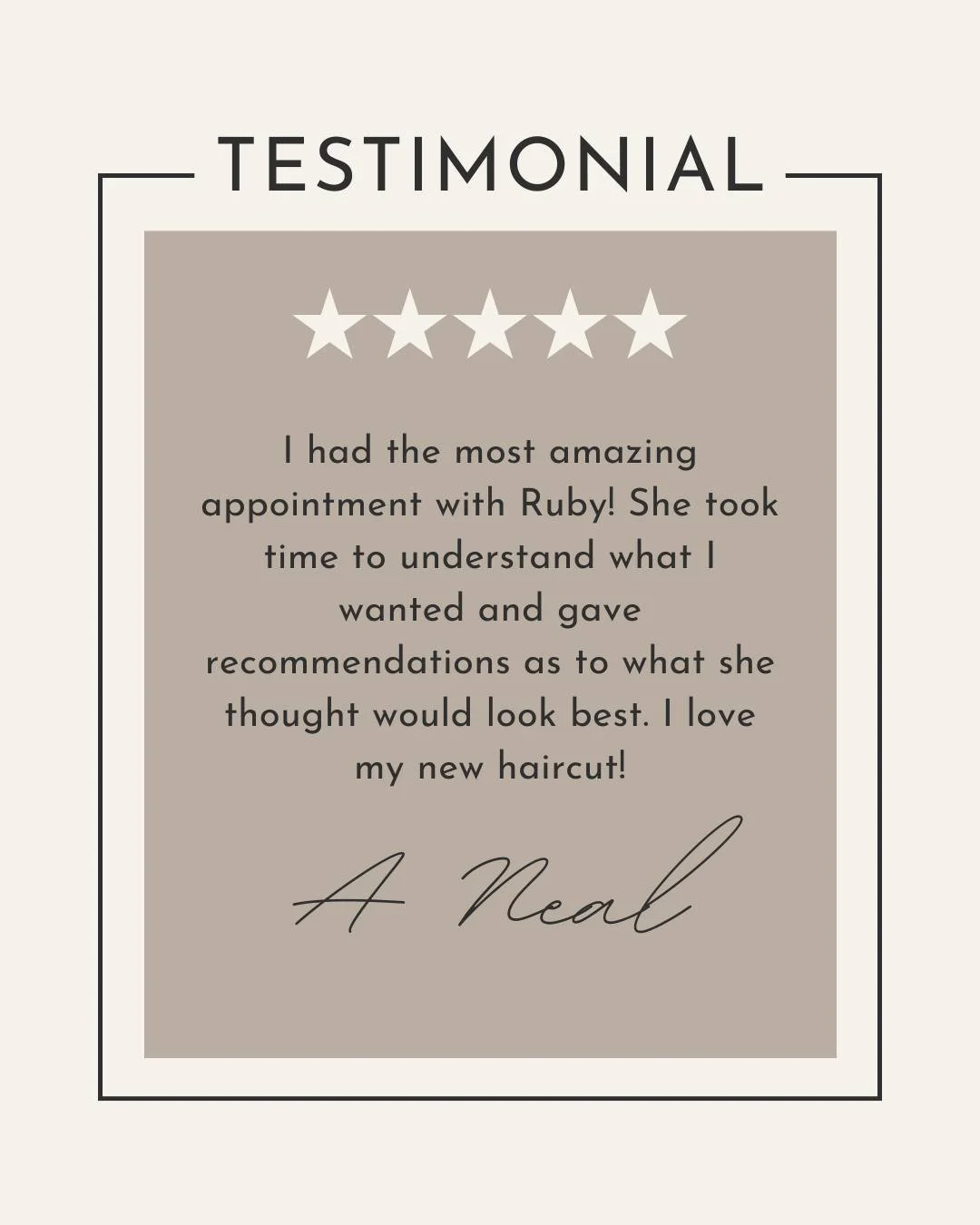 Ruby is the newest member of our hairdressing team and with reviews like this, you can see why we hired her! You can book in with @hairbyrubyjane by going to the link in bio or send us a DM 🤎

#HairByRubyJane #StationHouseCollective #GreatGlen #Leic