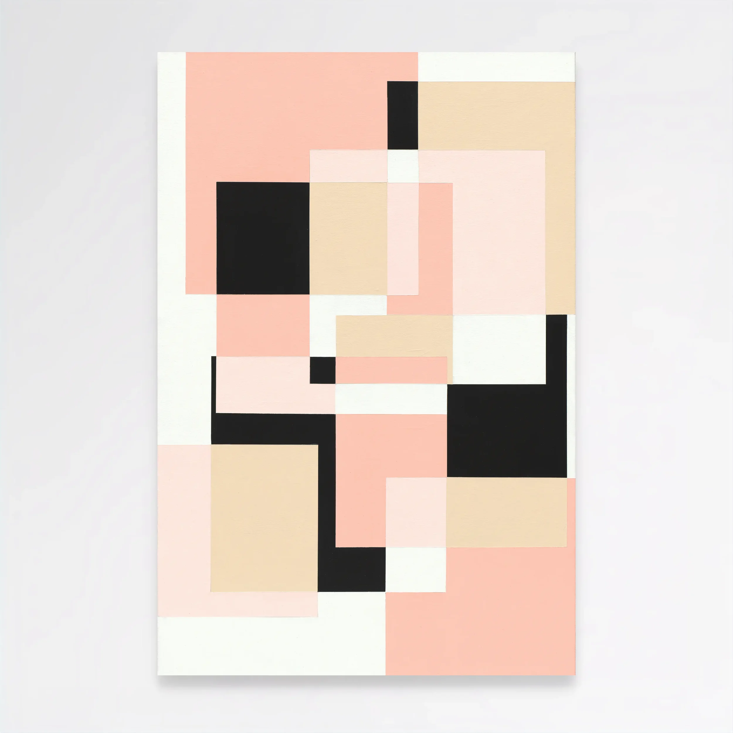 Bossa Blush, 2026. Acrylic on gallery-wrapped canvas - 36x24x1.5 in. 