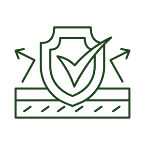 Home protection icon—residential drainage solutions that protect foundations and landscaping.