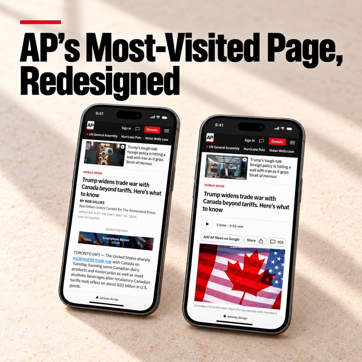 AP Article page redesign