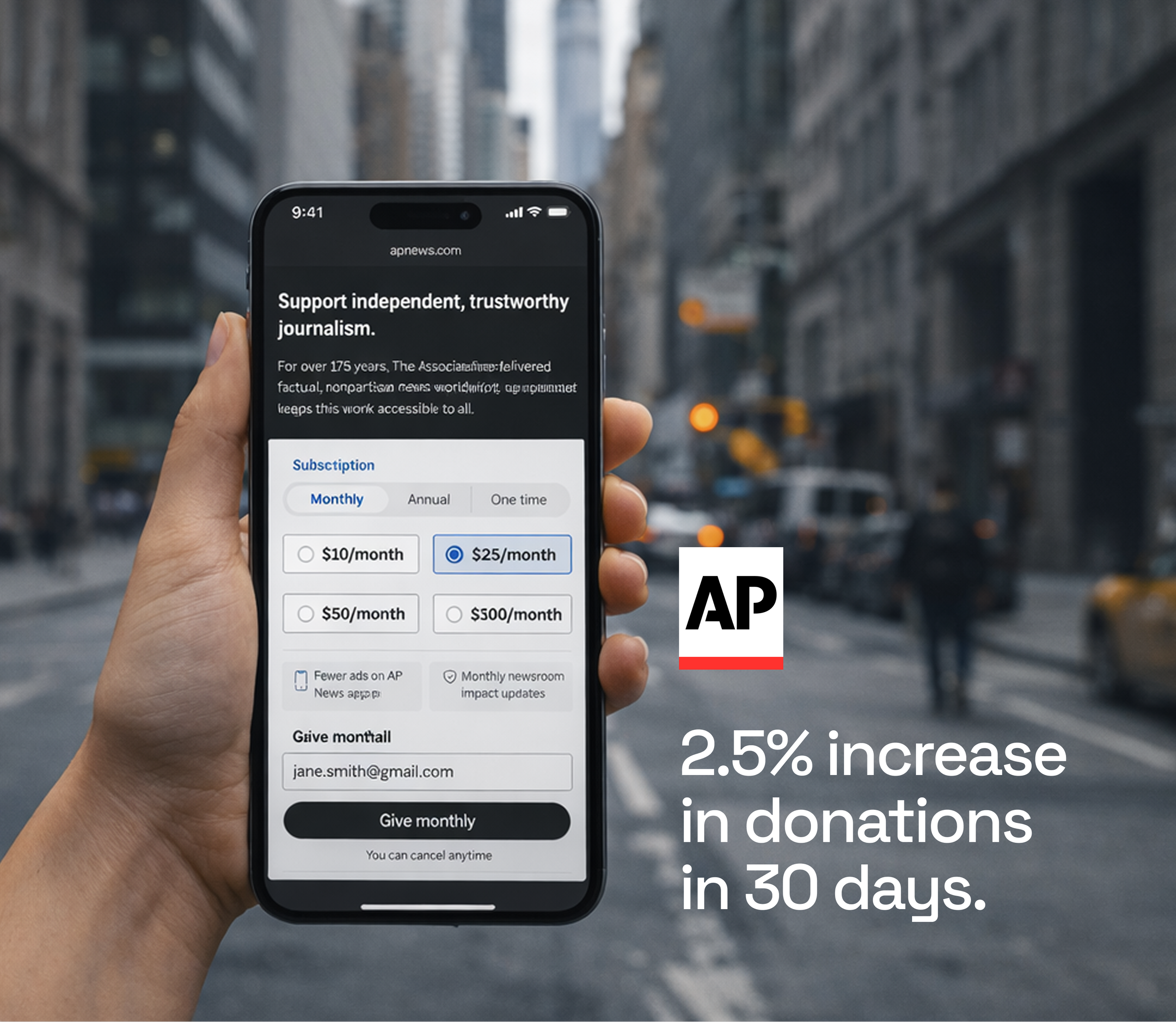 AP News: Donations