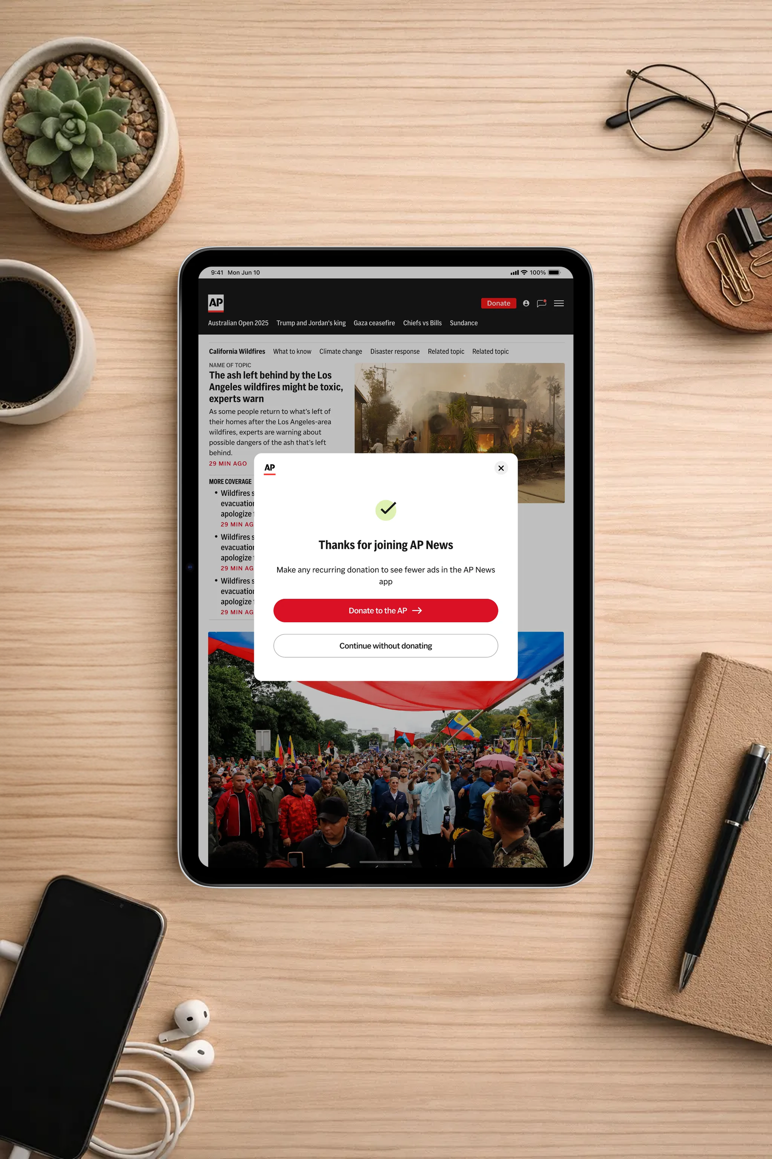 AP News: App Registration