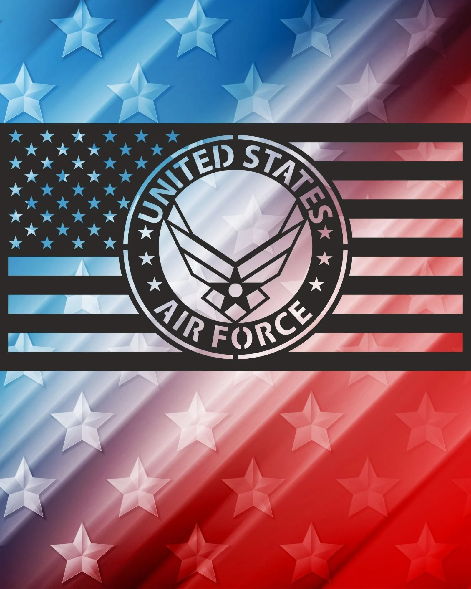 "United States Air Force" Flag
