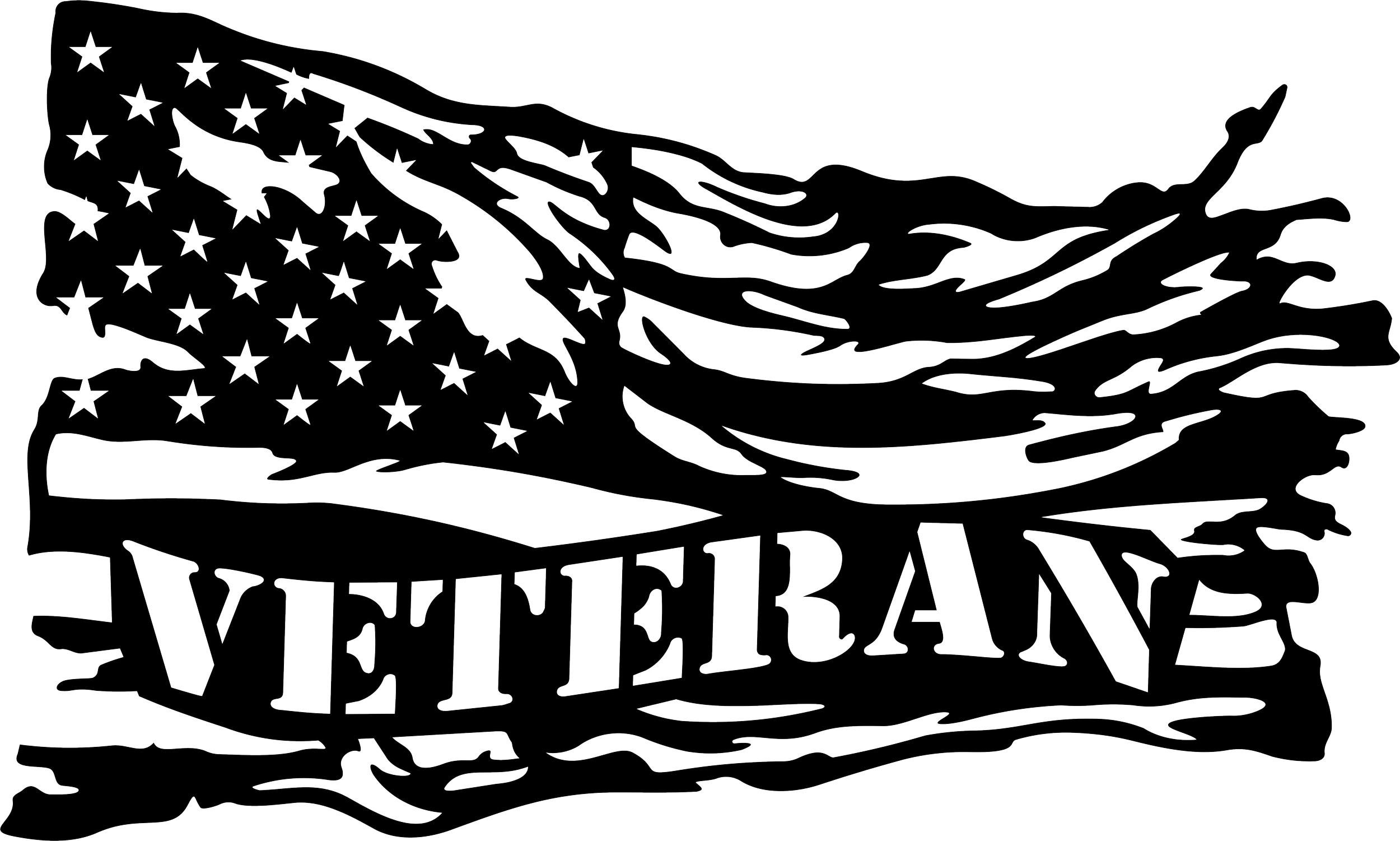 Veteran Flag Metal Wall Art