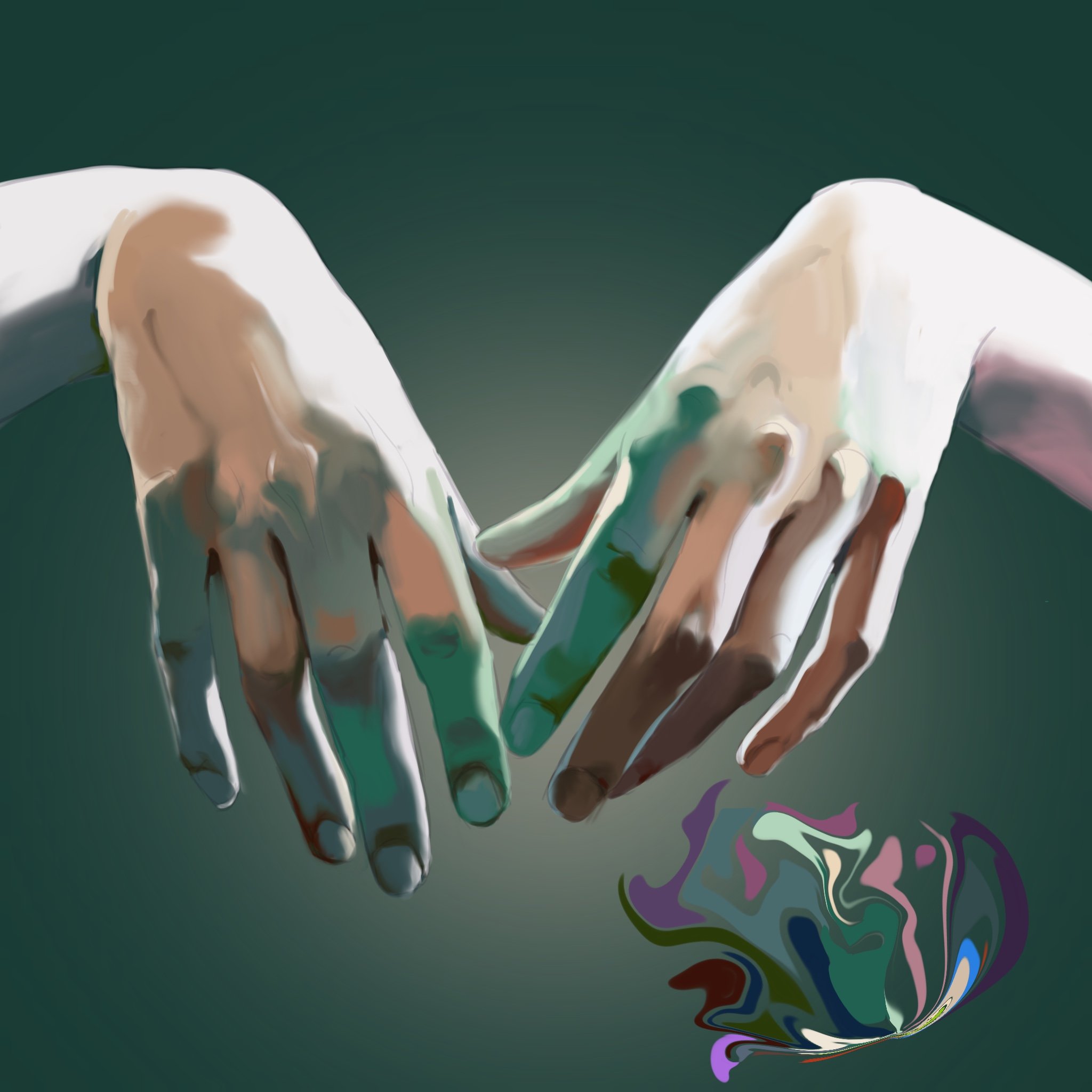 Color Theory I / Digital Painting
Blindfolded Color Technique 