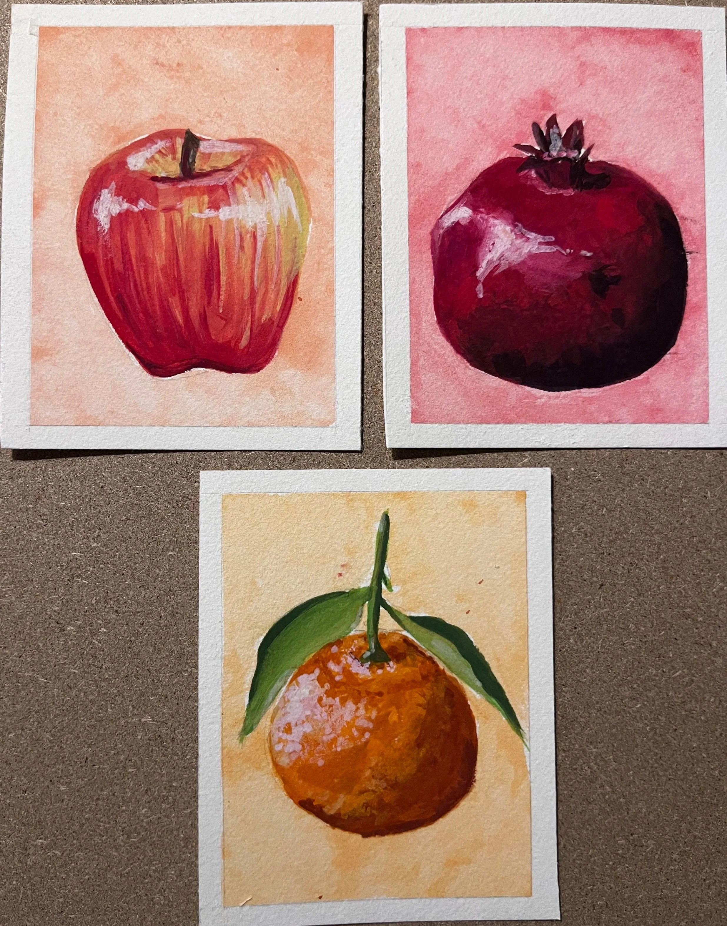 Fruit / Gouache 